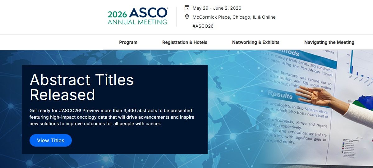 ASCO Annual Meeting 2026